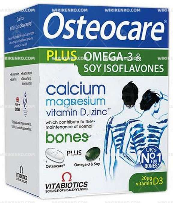 Osteocare Plus Multivitamin, Mineraller Ve Omega 3 Iceren Takviye Edici Gida