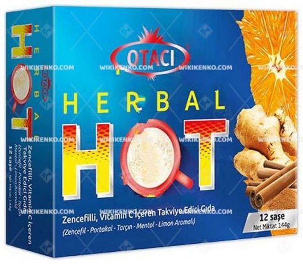 Otaci Herbal Hot Zencefilli, Vitamin C Iceren Takviye Edici Gida