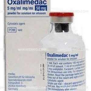 Oxalimedac Iv Infusion Icin Liyofilize Powder Iceren Vial 50 Mg