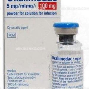 Oxalimedac Iv Infusion Icin Liyofilize Powder Iceren Vial 100 Mg