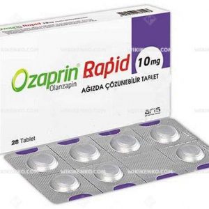 Ozaprin Rapid Agizda Cozunebilir Tablet 10 Mg
