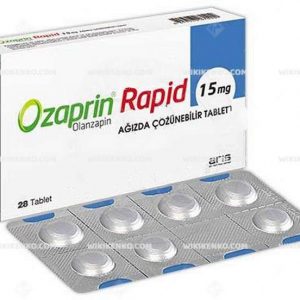 Ozaprin Rapid Agizda Cozunebilir Tablet 15 Mg