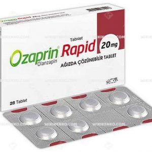 Ozaprin Rapid Agizda Cozunebilir Tablet 20 Mg
