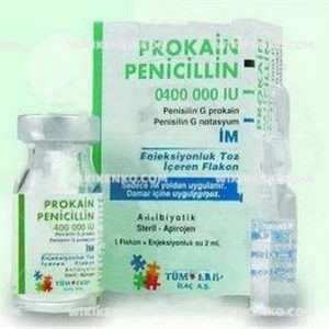 Prokain Penicillin 3:1 400 000 Iu Injection Powder Iceren Vial