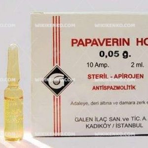 Papaverin Hcl Ampul – Galen  50 Mg/2Ml