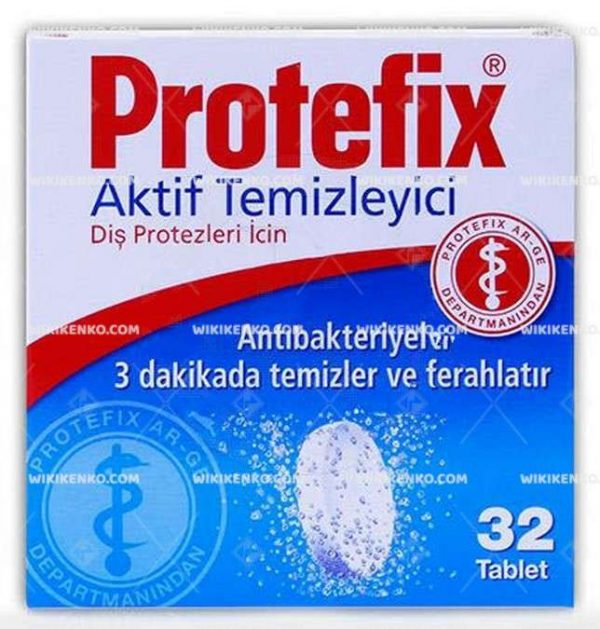 Protefix Aktif Temizleyici Tablet