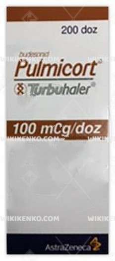 Pulmicort Turbuhaler Inhalation Icin Powder 100 Mcg/Doz
