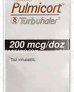 Pulmicort Turbuhaler Inhalation Icin Powder 200 Mcg/Doz