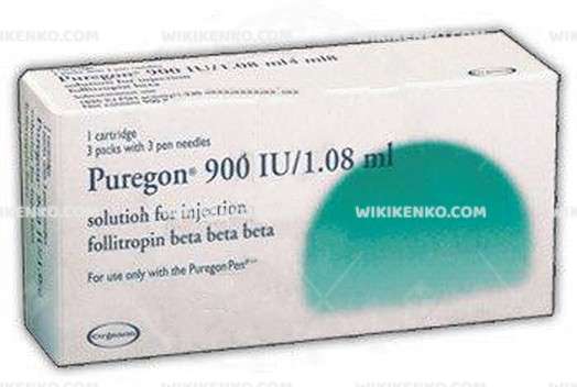 Puregon S.C. Injection Icin Solution Iceren Kartus 900 Iu/0.36Ml