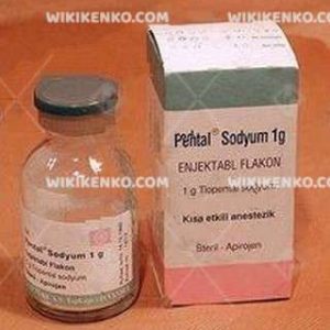 Pental Sodyum Injection Vial 1000 Mg