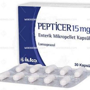 Pepticer Enterik Mikropellet Capsule  15 Mg