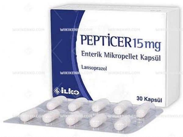Pepticer Enterik Mikropellet Capsule 15 Mg