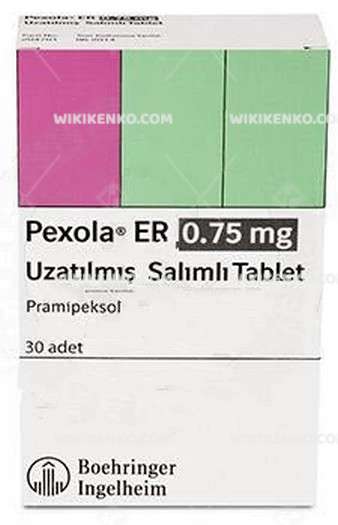 Pexola Er Uzatilmis Salimli Tablet 0.75 Mg