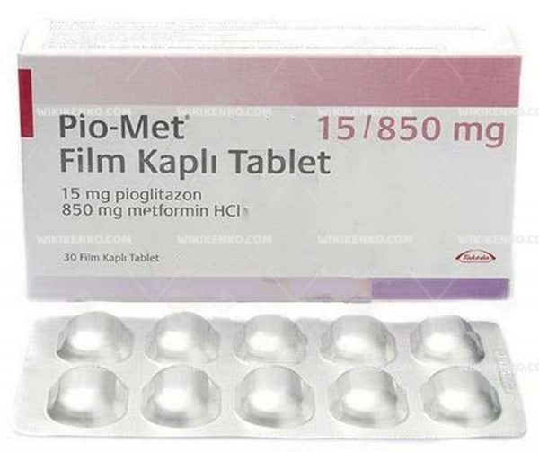 Pio - Met Film Coated Tablet 15 Mg/850Mg