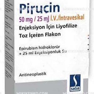 Pirucin I.V./Intravesikal Enj. Icin Liyofilize Powder Iceren Vial 50 Mg/25Ml