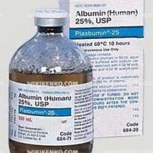 Plasbumin – 25 Iv Infusion Icin Solution Iceren Vial (100Ml)