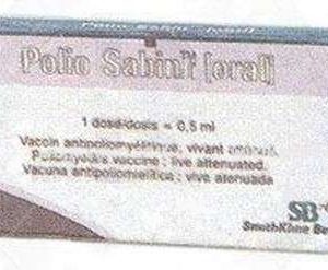 Polio Sabin (Oral) Trivalan Polio Vaccine