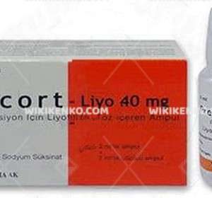 Precort-Liyo I.M./I.V. Injection Icin Liyofilize Powder Iceren Amp. 40 Mg