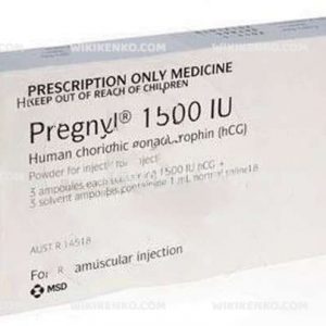 Pregnyl I.M/S.C Injection Icin Liyofilize Powder Iceren Vial 1500 Iu