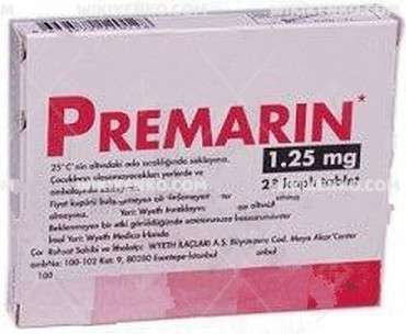 Premarin Coated Tablet 1.25 Mg