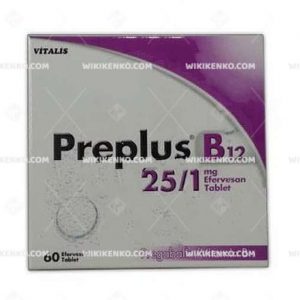 Preplus B12 Efervesan Tablet   25 Mg/1Mg