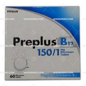 Preplus B12 Efervesan Tablet   150 Mg/1Mg