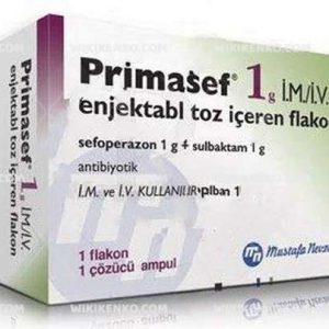 Primasef I.M./I.V. Injection Powder Iceren Vial 1000 Mg/1000Mg