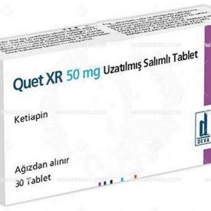 Quet Xr Uzatilmis Salimli Tablet  50 Mg
