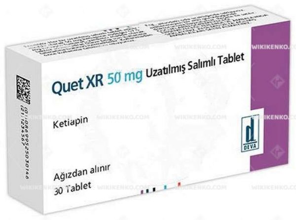 Quet Xr Uzatilmis Salimli Tablet  50 Mg