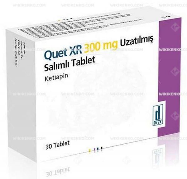 Quet Xr Uzatilmis Salimli Tablet 300 Mg