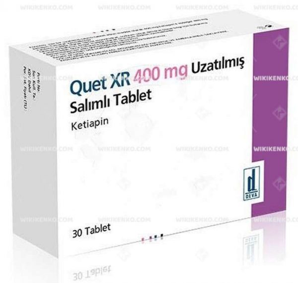 Quet Xr Uzatilmis Salimli Tablet 400 Mg