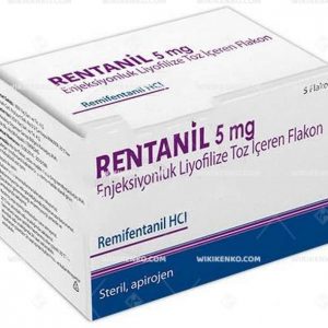 Rentanil Injection Liyofilize Powder Iceren Vial 5 Mg
