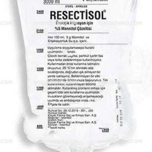 Resectisol Urolojik Irigasyon Icin %5 Mannitol Solution