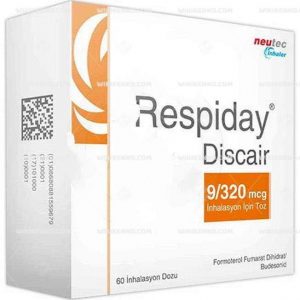 Respiday Discair Inhalation Icin Powder 9 Mcg/320Mcg