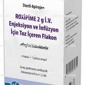 Roxipime Iv Injection Ve Infusion Icin Powder Iceren Vial