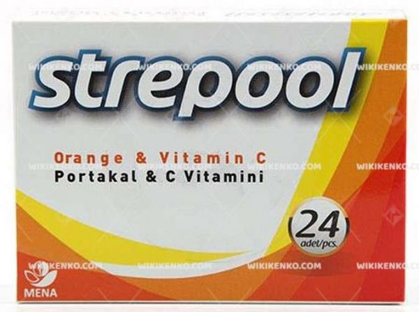 Strepool Pastil Portakal & Vitamin C