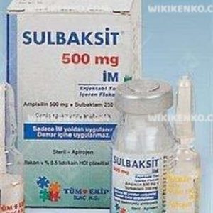 Sulbaksit Im Injection Vial 500 Mg/250Mg