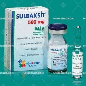 Sulbaksit Im/Iv Injection Vial 500 Mg/250Mg