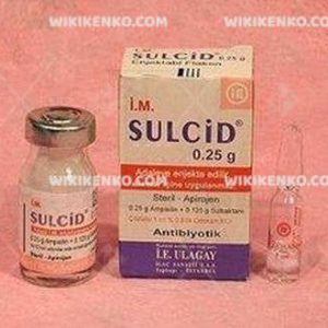 Sulcid Im Injection Powder Iceren Vial  250 Mg/125Mg