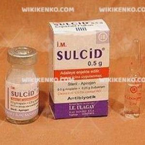 Sulcid Im Injection Powder Iceren Vial  500 Mg/250Mg
