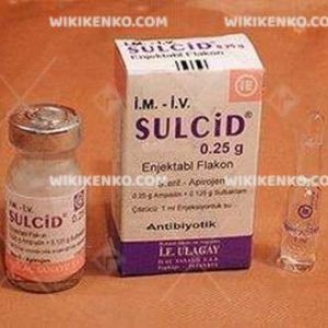 Sulcid Im/Iv Injection Powder Iceren Vial