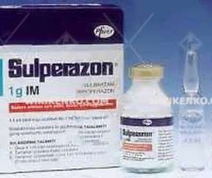 Sulperazon Im Injection Vial