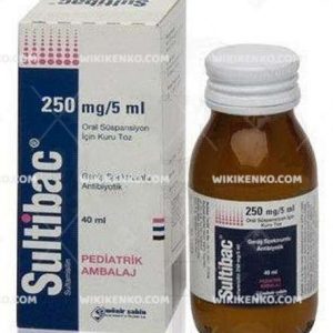 Sultibac Oral Suspension Icin Kuru Powder 250 Mg/5Ml (40Ml)