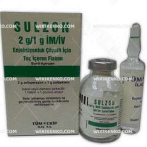 Sulzon Im/Iv Injection Solution Icin Powder Iceren Vial 2000 Mg/1000Mg