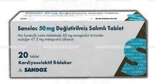 Saneloc Degistirilmis Salimli Tablet 50 Mg