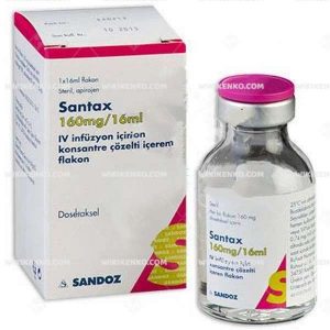 Santax Iv Infusion Icin Konsantre Solution Iceren Vial 160 Mg/16Ml