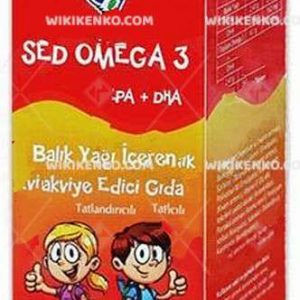 Sed Omega 3 Fish Oil Iceren Takviye Edici Gida