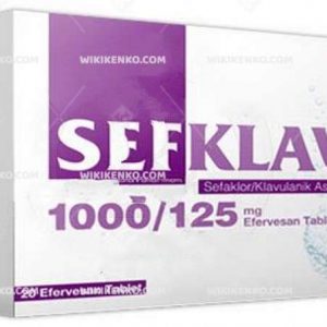 Sefklav Efervesan Tablet 1000 Mg/125Mg