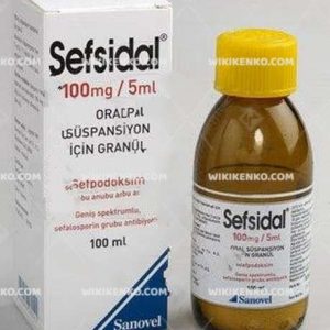 Sefsidal Oral Suspension Icin Granul 100 Mg/5Ml