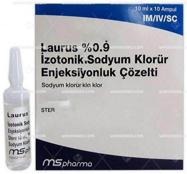 Laurus Izotonik Sodyum Klorur Injection Solution
